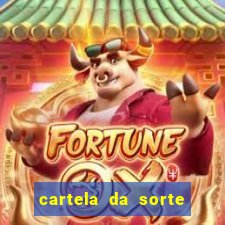 cartela da sorte time de futebol que mais saem